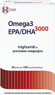 Matt Omega 3 EPA/DHA 300 trigliceridi e pressione sanguigna 60 gellule-1