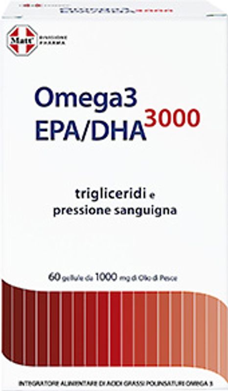Matt Omega 3 EPA/DHA 300 trigliceridi e pressione sanguigna 60 gellule-1