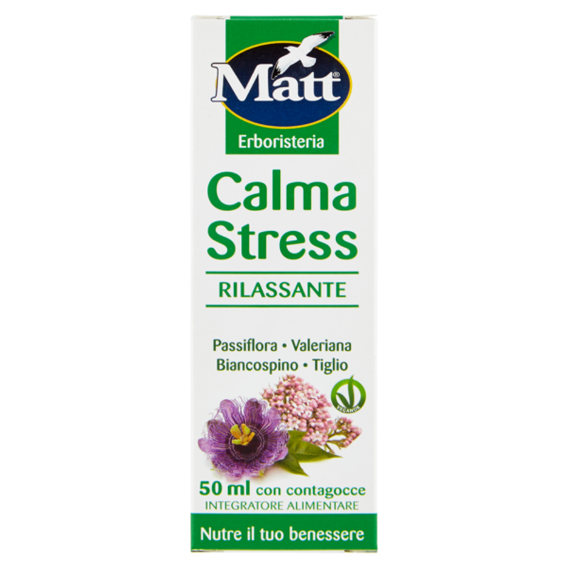 Matt&diet Calma Stress meno tensione e stress 50ml con contagocce-1