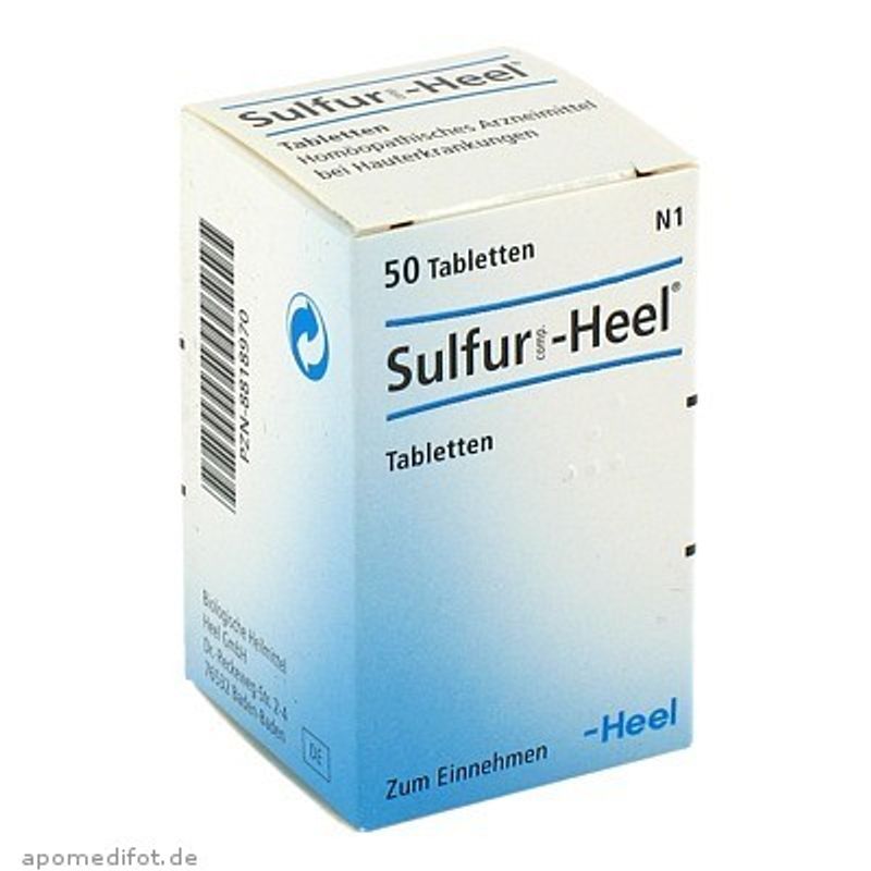 Guna Heel Sulfur medicinale omeopatico 50 tavolette-1