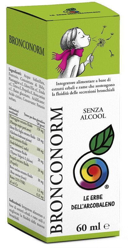 Bronconorm Gocce per la fluidità delle secrezioni bronchiali 60ml-2