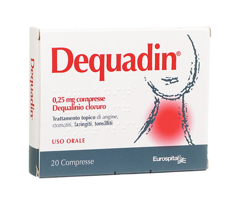Dequadin contro il mal di gola 20 compresse-1