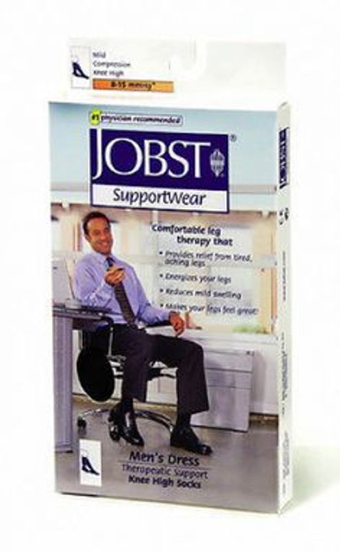Gambaletto Jobst forMen calza uomo a compressione graduata 15-20 mmHg colore blu  taglia 3-1