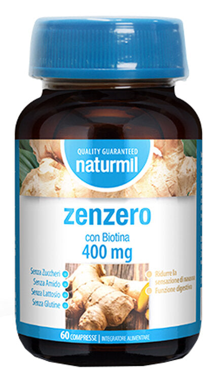 Naturmil Zenzero 400mg Con Biotina 60 Compresse-1