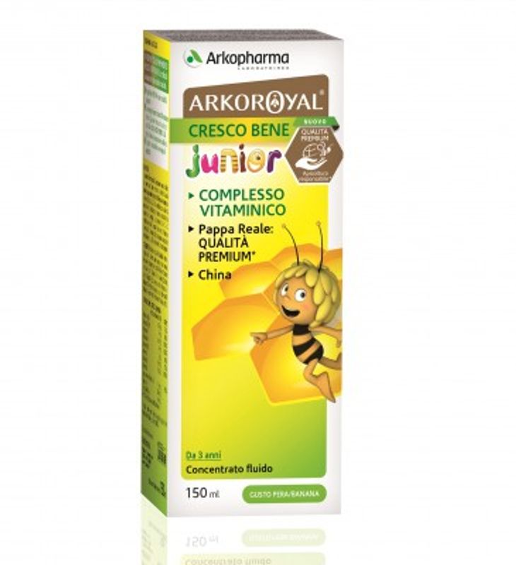 Arkopharma Arkoroyal Cresco Bene Concentrato Fluido Bambini 150ml-1