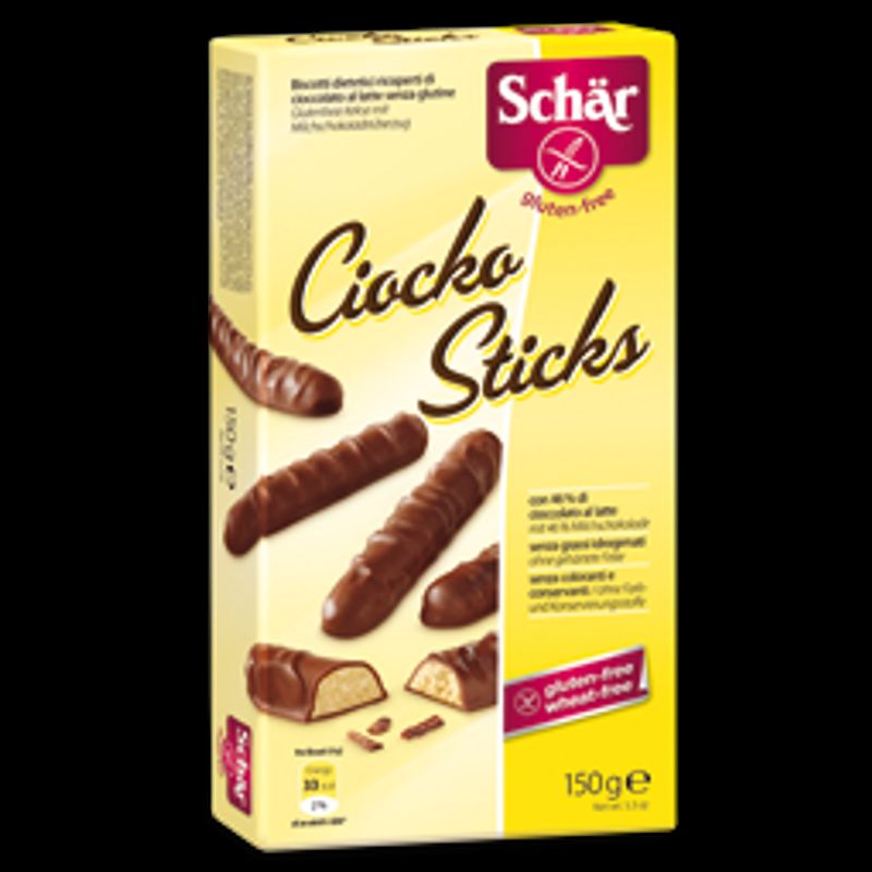 Schar Ciocko Sticks Biscotti dietetici senza glutine 150g-1