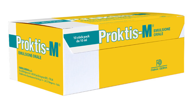 Proktis-m emulsione orale 10 stick da 10 ml-1
