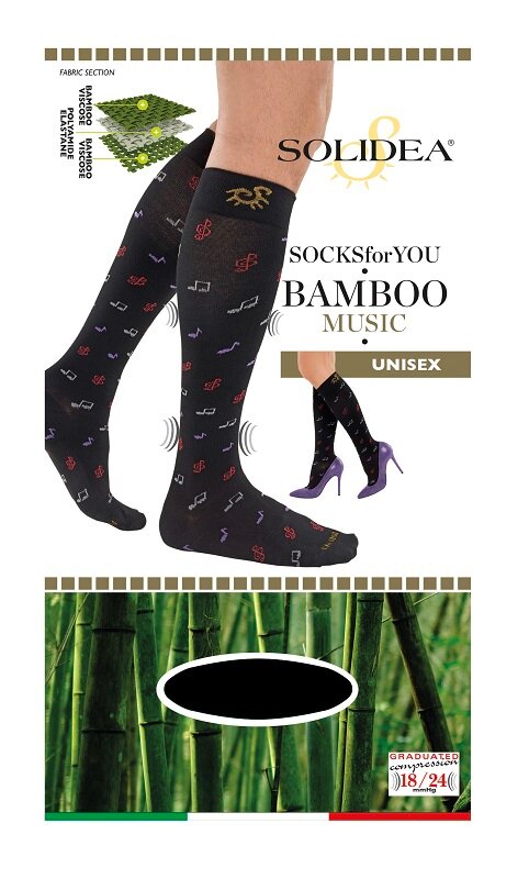SOCKS FY BAMBOO MUSIC NERO XL-2