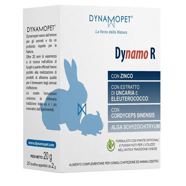 Dynamo R Alimento Complementare Per Conigli 20 Bustine-2