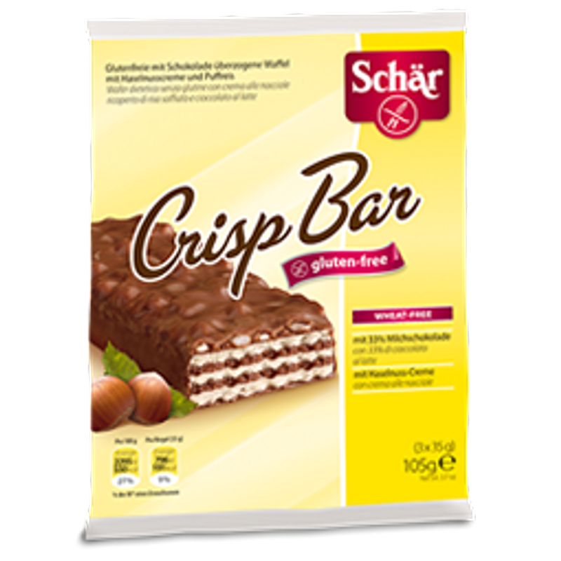 Schar Crisp Bar wafer senza glutine  3x35g-0