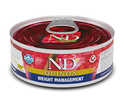 Farmina Natural & Delicious Quinoa Weight Management Per Gatti Adulti 80g-1