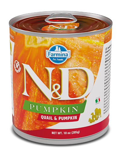 Farmina Natural & Delicious Pumpkin Con Quaglia E Zucca Per Cani Adulti 285g-1