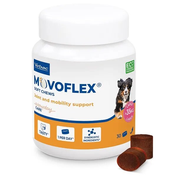 Vibrac Movoflex Soft Chews Per Cani Taglia L 30 Compresse Masticabili-2