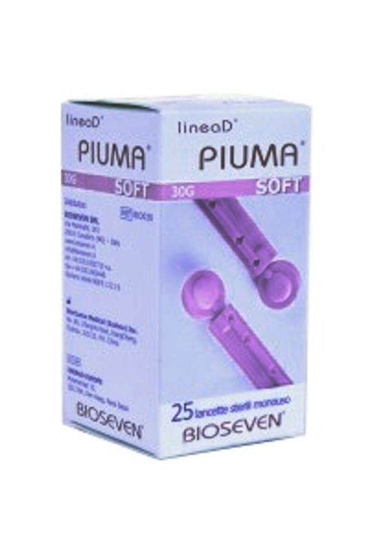 Bioseven LineaD Piuma Soft 30G 25 lancette pungidito-1