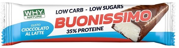Whynature Buonissimo Barretta Proteica Cioccolato Al Latte 30g-1
