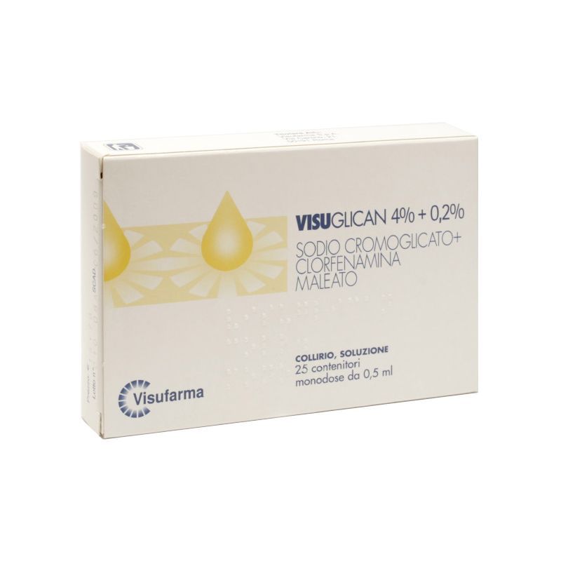 Visuglican Collirio monodose 4%+0,2% 25 dosi-1