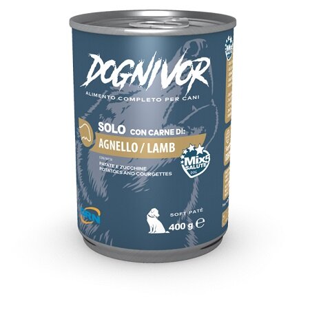 Dognivor Alimento Completo per Cani Agnello Patate Zucchine 400g-2