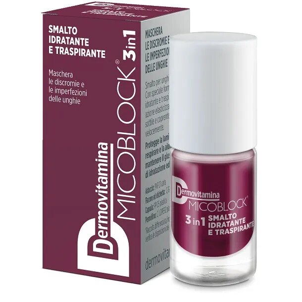 Dermovitamina Micoblock 3in1 smalto prugna 5ml-2