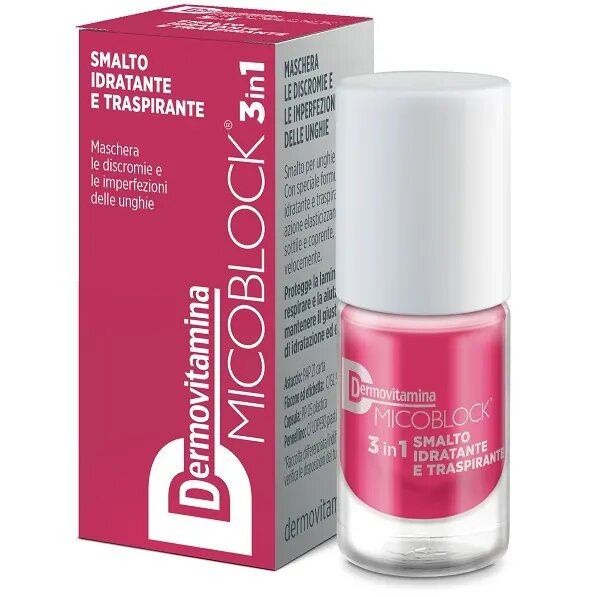 Dermovitamina Micoblock 3in1 smalto rosa 5ml-2