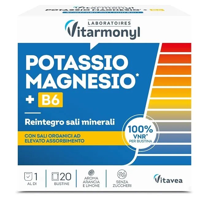 Vitarmonyl Potassio Magnesio + B6 20 Bustine-2