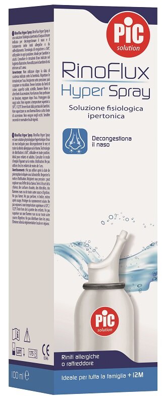 Pic Rinoflux Hyper Soluzione Salina Ipertonica Spray 100ml-2