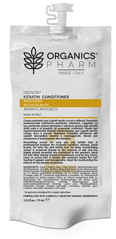 Organics Pharm Keratin Conditioner Maschera Ricostruente 75ml-1
