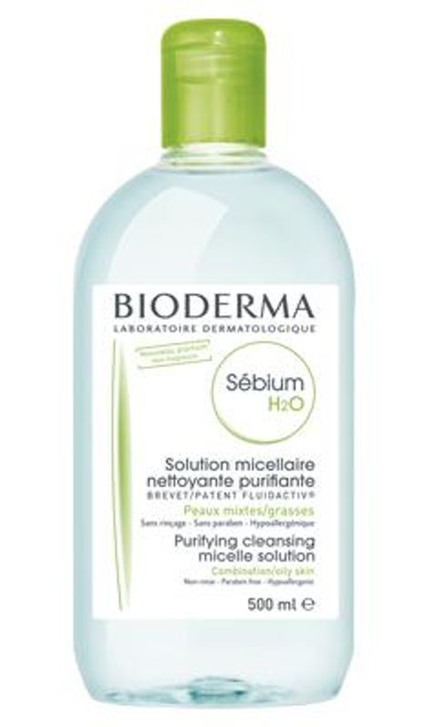 Bioderma Sébium H20 detergente struccante purificante pelli miste o grasse 500ml-1