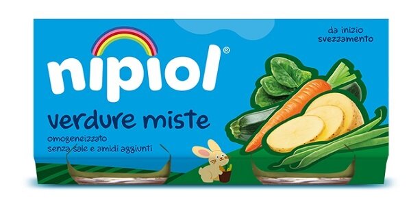 Nipiol Omogeneizzato Verdure Miste 2x80g-1