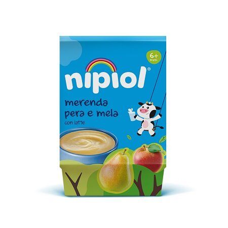 Nipiol Merenda Mela/Pera 2x100g-1