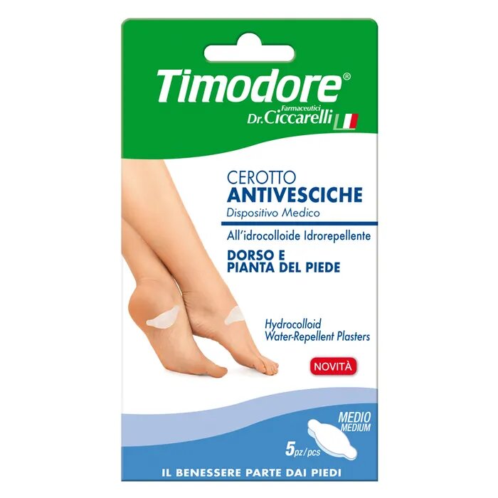Timodore Cerotto Antivesciche Dorso E Pianta Piede 5 Pezzi-2
