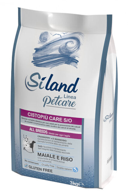Siland Cistopiù Care Gusto Maiale E Riso Cibo Secco Cani Adulti Sacco 3kg-2