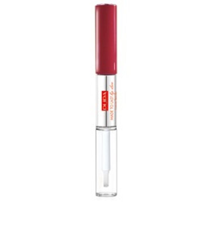 Pupa Made to Lip Duo Rossetto liquido Colore&Topcoat waterproof n. 005 Deep Ruby-1