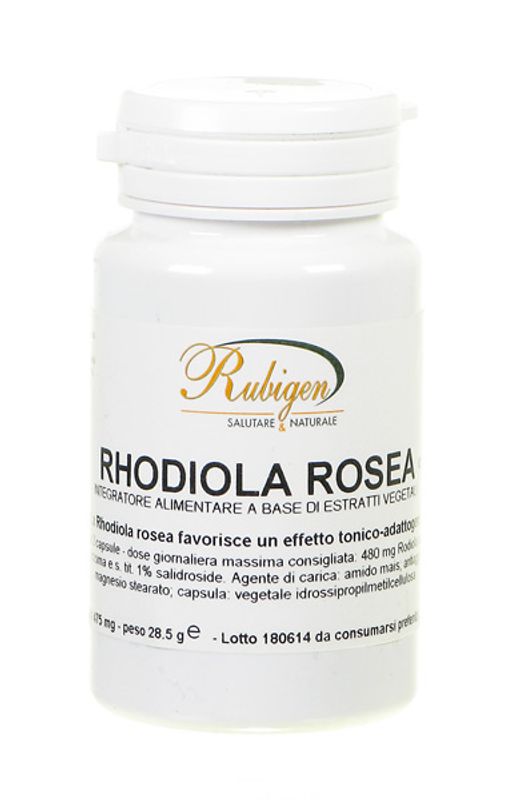 Rubigen Rhodiola Rosea integratore tonico adattogeno 60 capsule-1