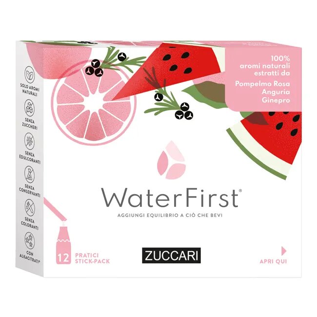Zuccari WaterFirst Pompelmo Rosa/Anguria/Ginepro 12 Stick-2