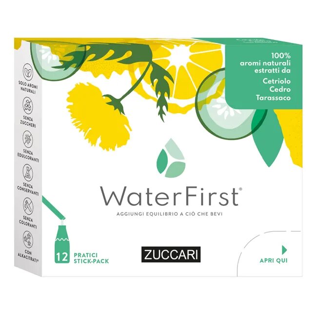 Zuccari WaterFirst Cetriolo/Cedro/Tarassaco 12 Stick-2