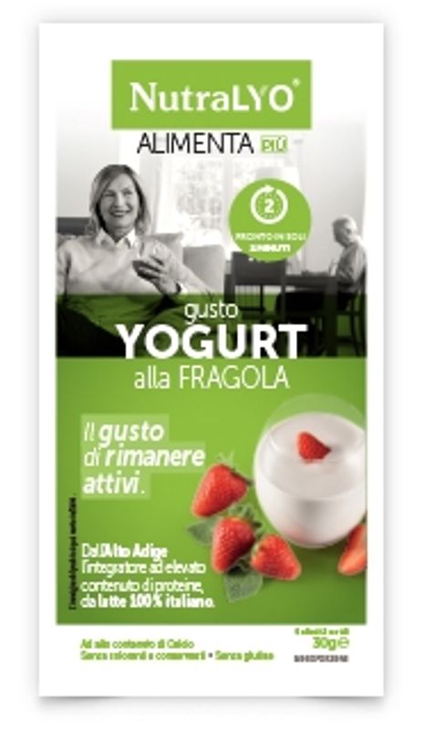 NutraLYO Alimenta più gusto yogurt alla Fragola 30 g-1