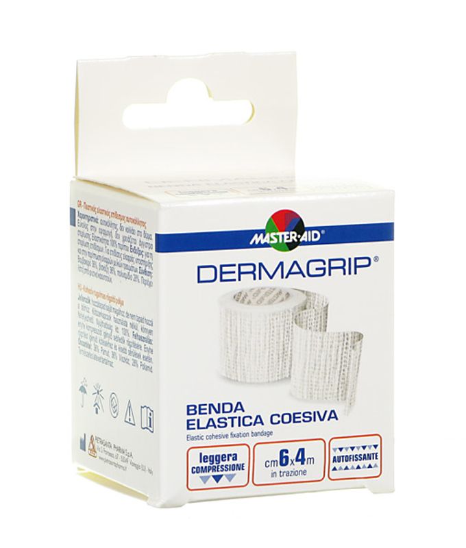 MASTER AID Dermagrip Benda Elastica Coesiva cm 6x4 m-1