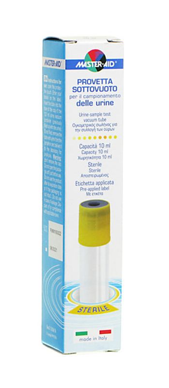 Master Aid Provetta sottovuoto sterile per urine 10 ml-1