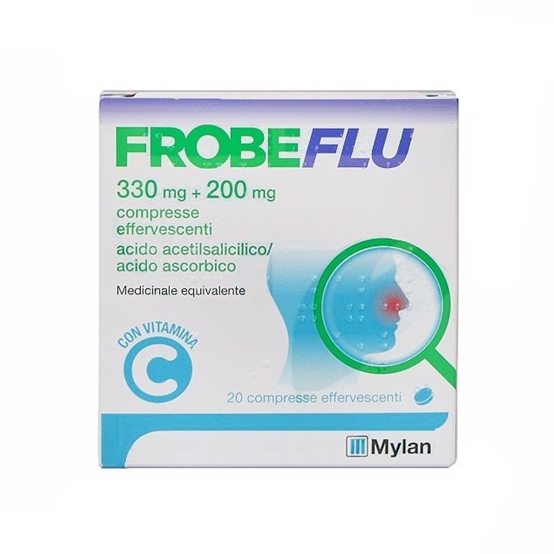 FrobeFlu 330mg+200mg 20 compresse effervescenti-1