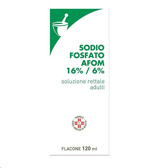 Sodio Fosfato Afom 16%/6% Soluzione Rettale per adulti 120ml-2