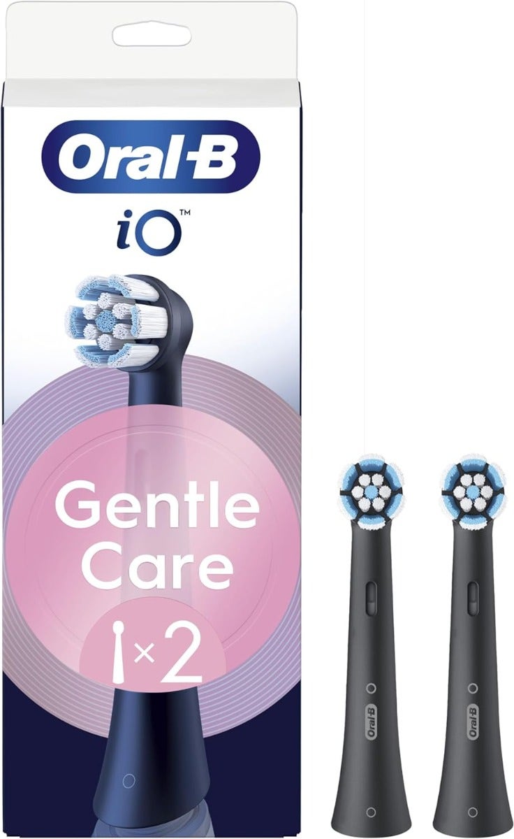 Oralb Power Refill io Gentle Clean Black 2 Pezzi-1