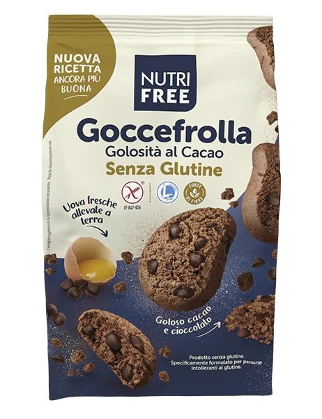 Nutrifree Goccefrolla Biscotti Al Cacao Senza Glutine 300g-1