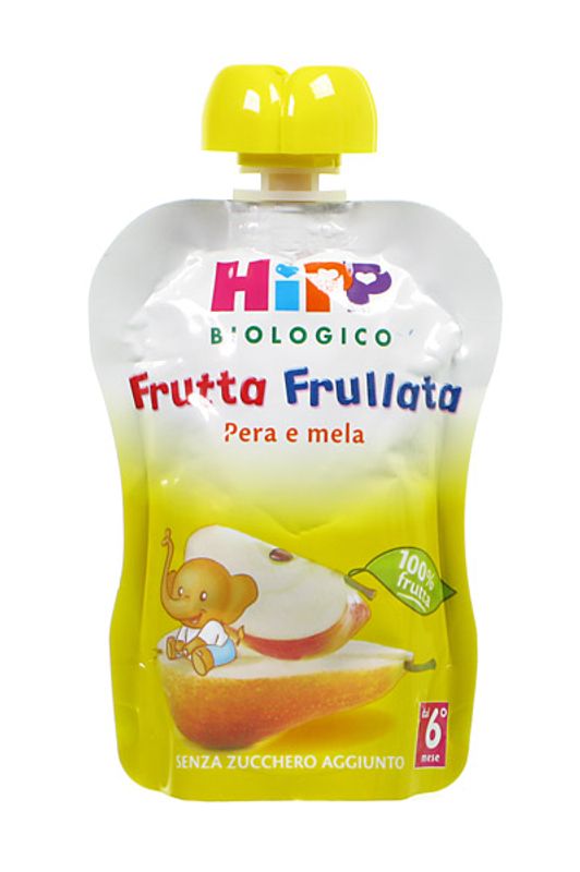 HiPP Biologico Frutta Frullata pera e mela 90 g-1