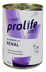 Prolife Diet Dog Renal All Breeds Cibo Umido Per Cani Lattina 400g-2