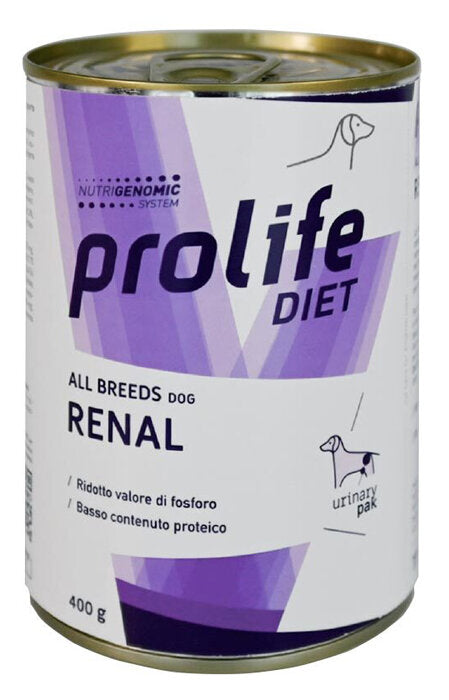 Prolife Diet Dog Renal All Breeds Cibo Umido Per Cani Lattina 400g-2