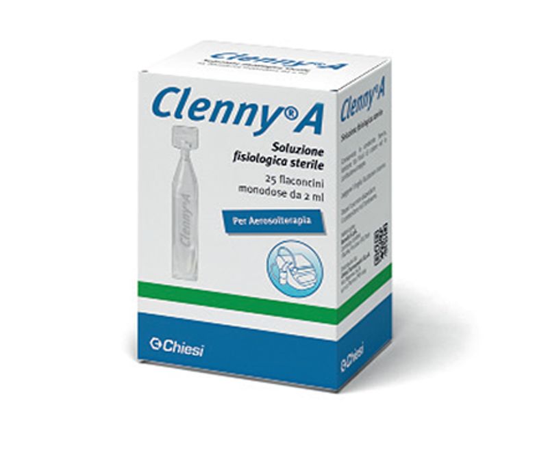 Clenny A Soluzione fisiologica per aerosolterapia 25 flaconcini monodose-1