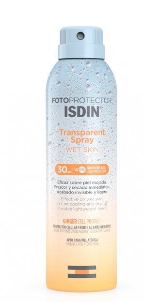 Isdin Fotoprotector Transparent Spray Corpo Wet Skin SPF30 250ml-2