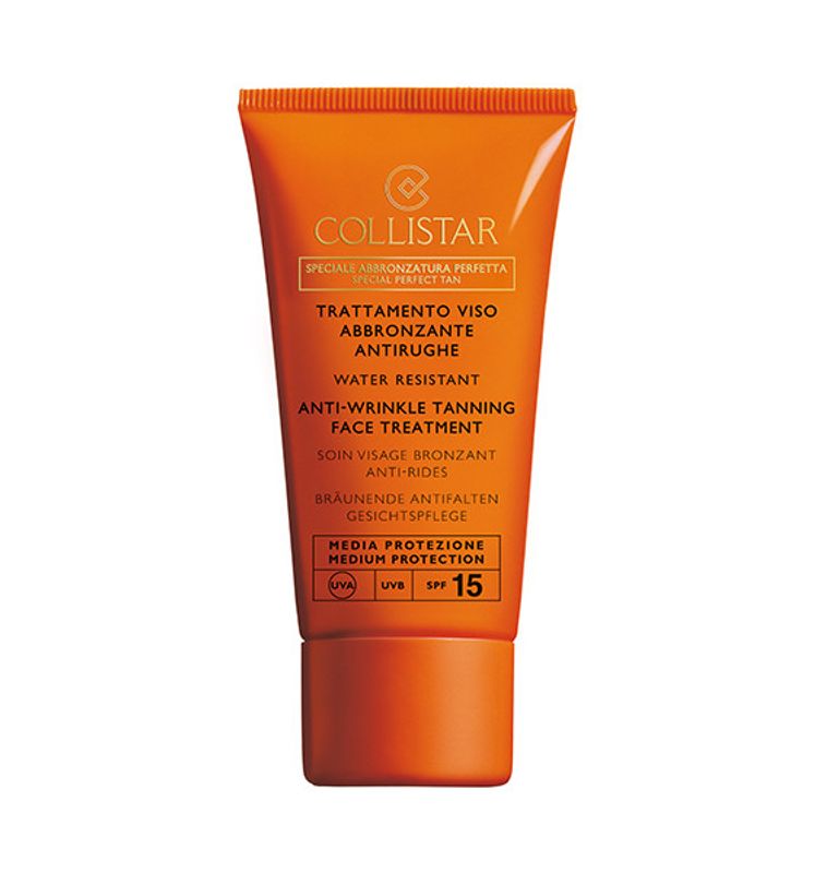 Collistar Trattamento viso abbronzante SPF15 antirughe difesa DNA 50ml-1