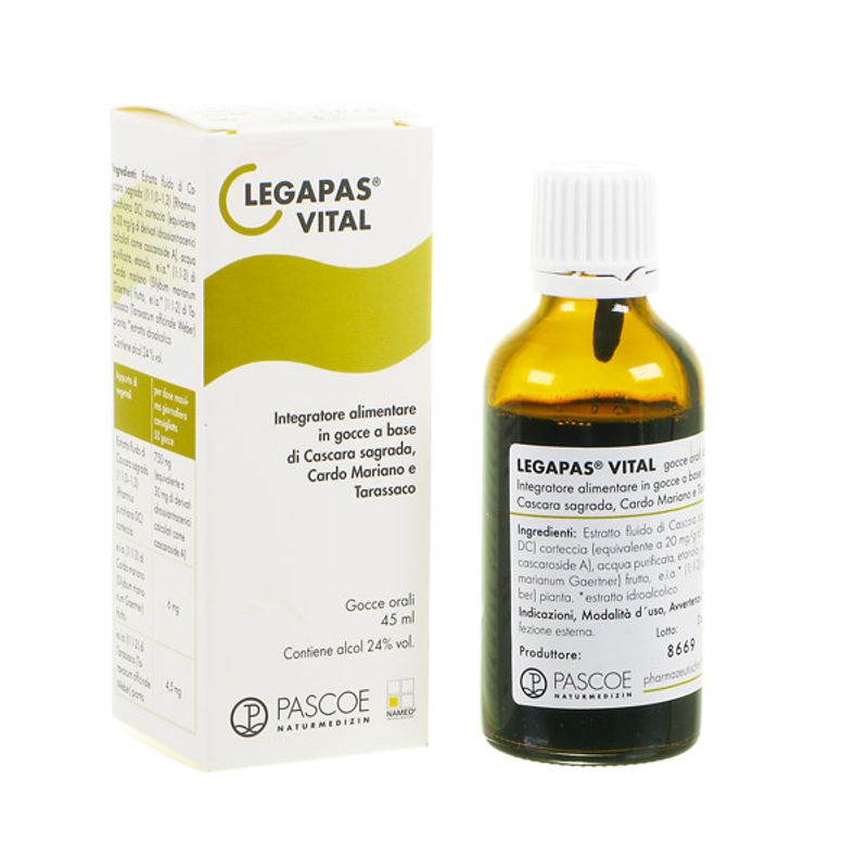 Legapas Vital integratore depurativo e per intestino gocce orali 45 ml-1