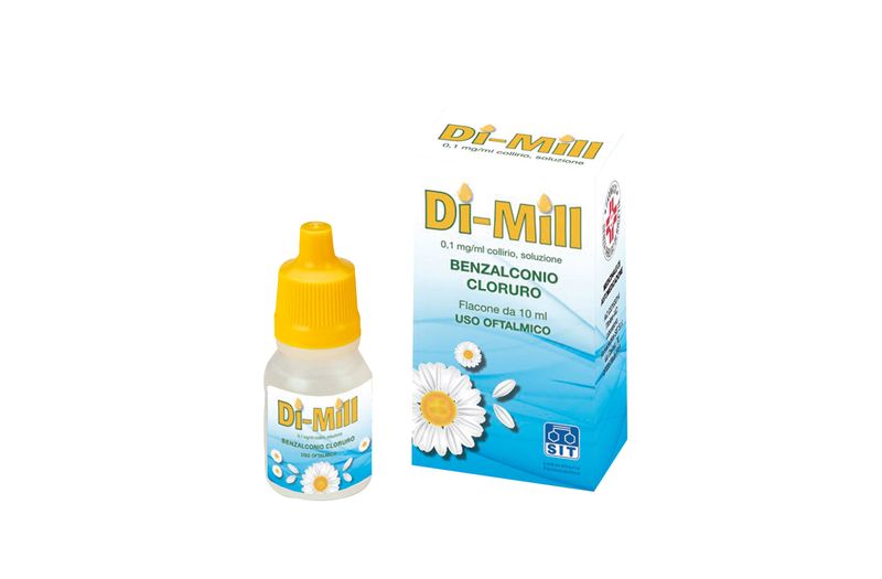 Di-Mill Collirio 0,1 mg/ml Benzalconio Cloruro 10 ml-1